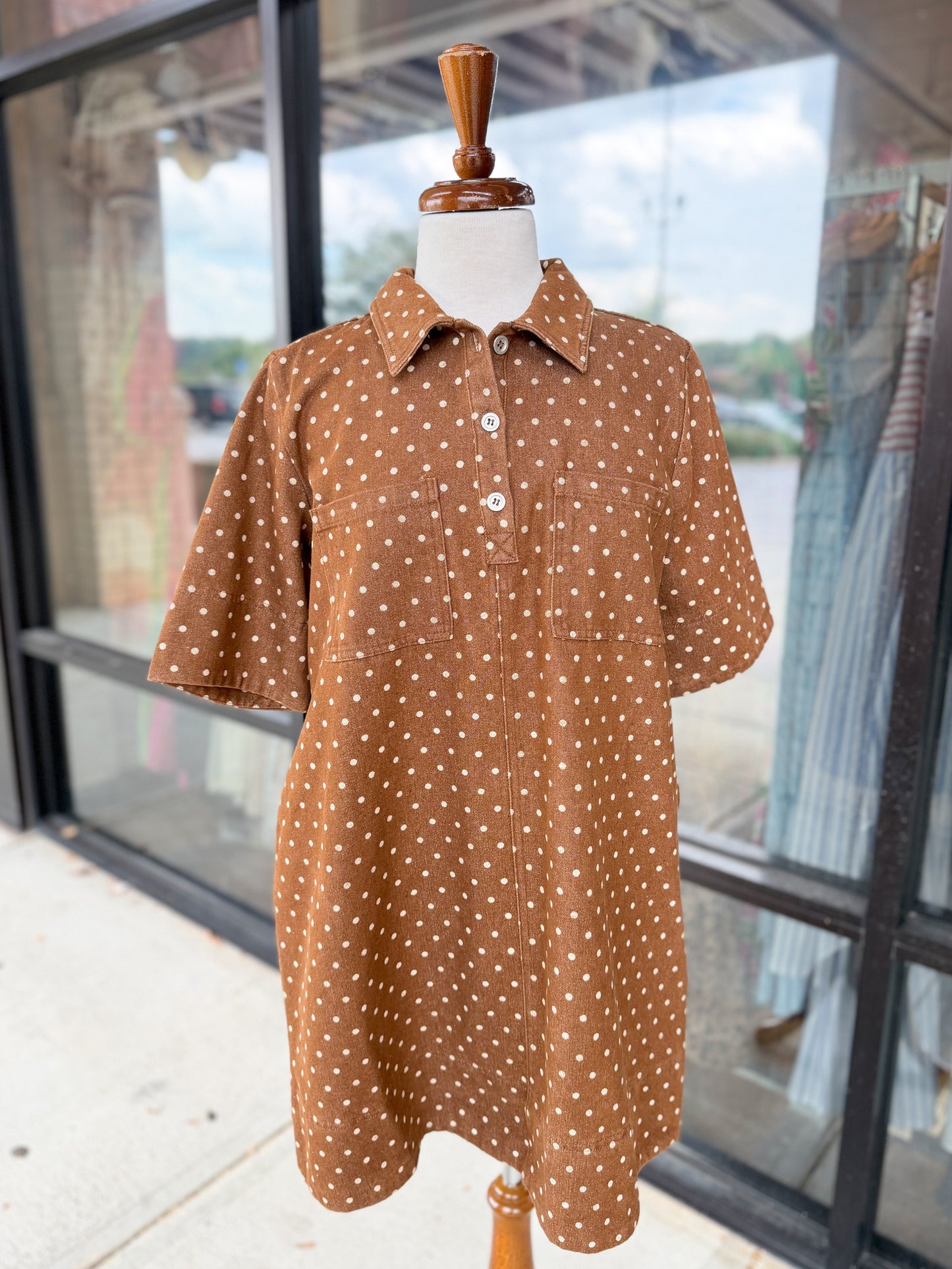 Ranger Polka Dot Mini Dress