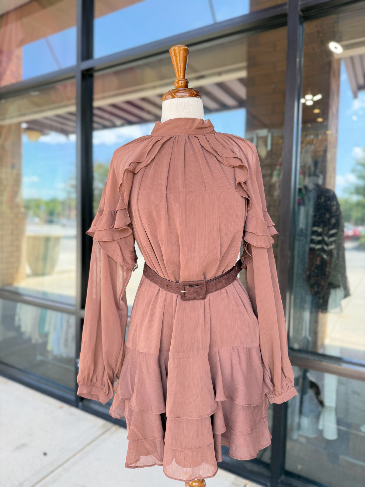 Oakes Belted Mini Dress