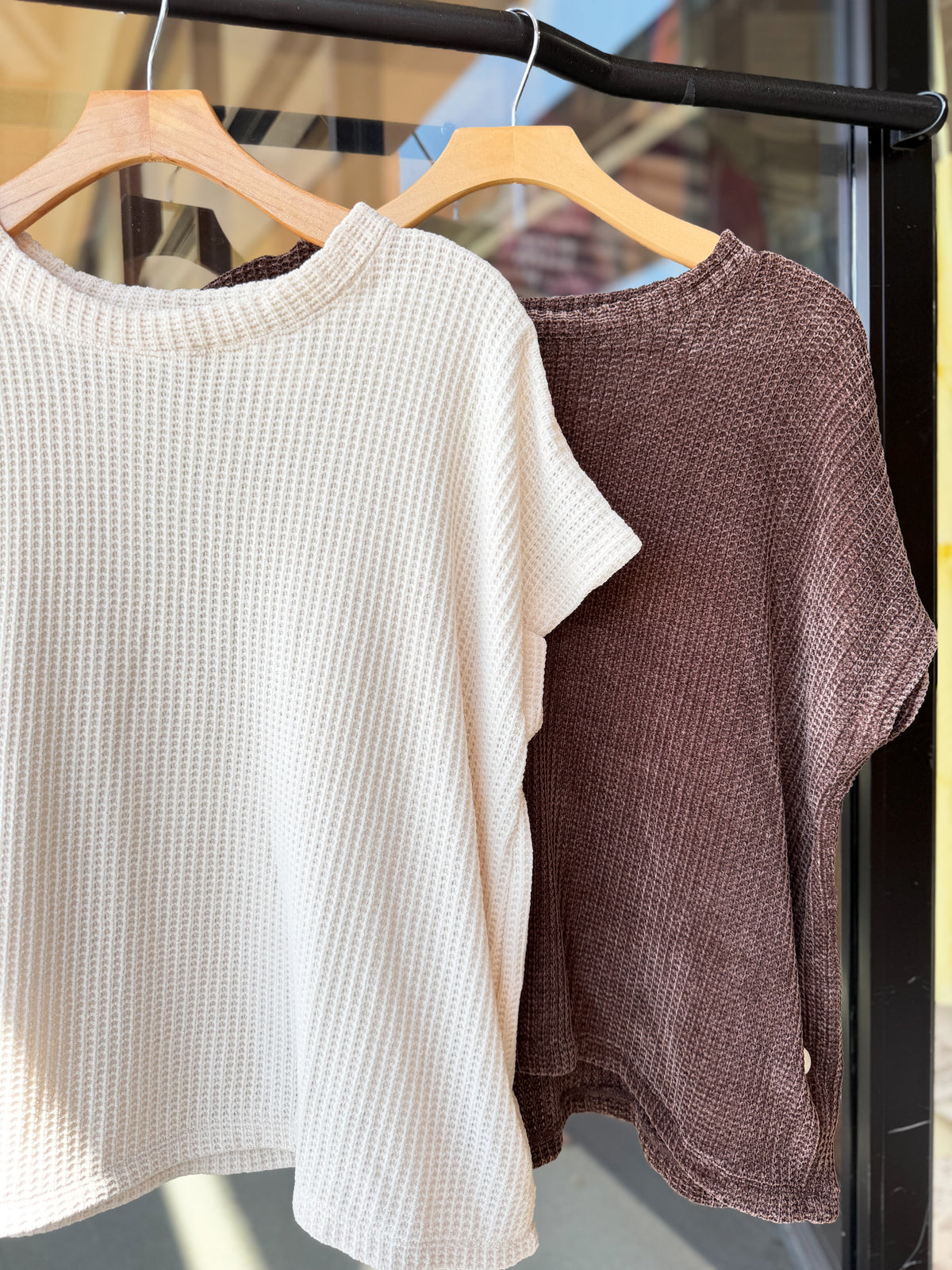 Waffle Knit Soft Top
