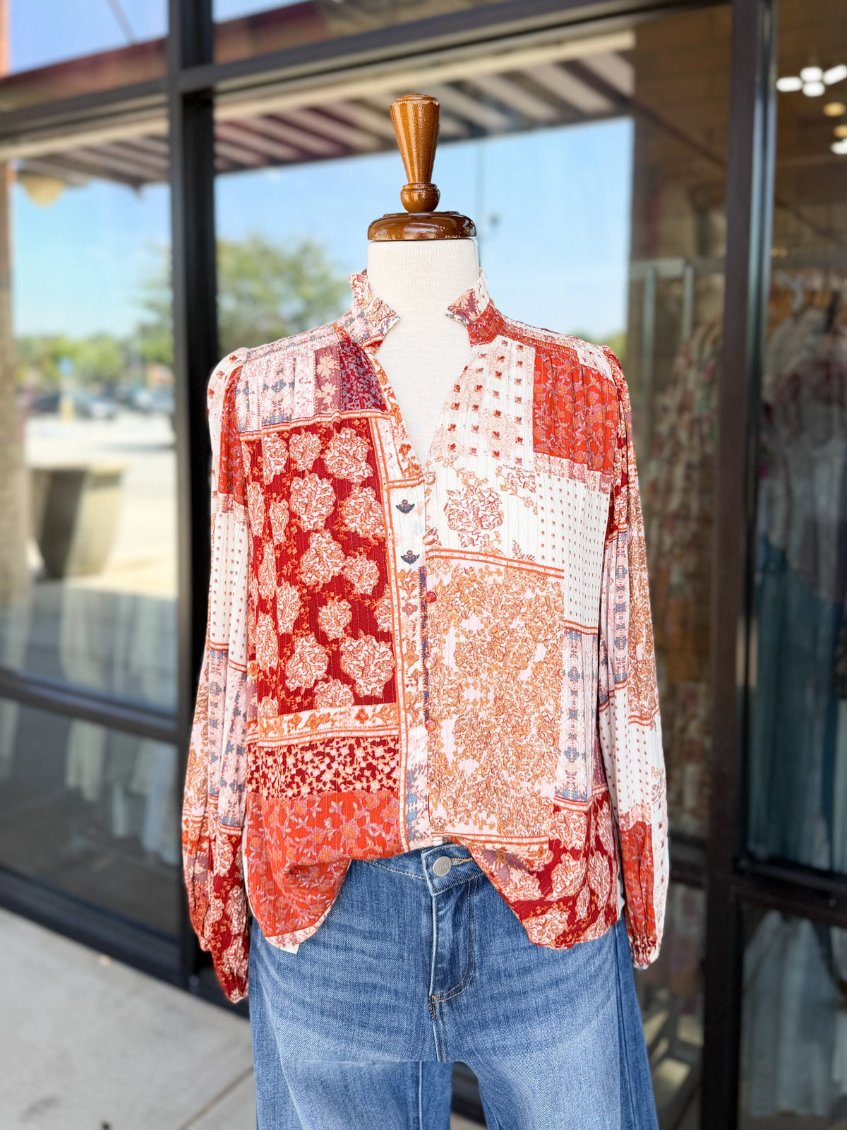 Beckett Printed Top
