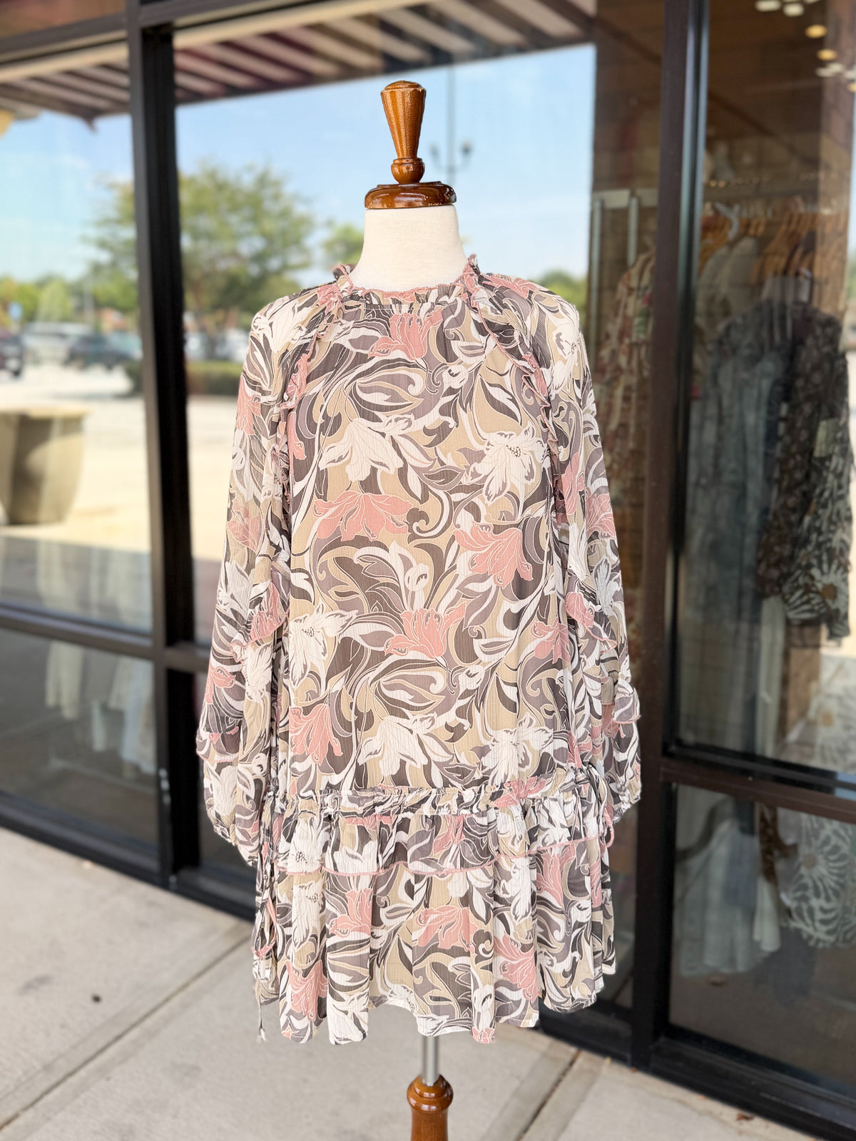 Drew Printed Mini Dress