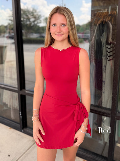 Front Tie Athletic Dress