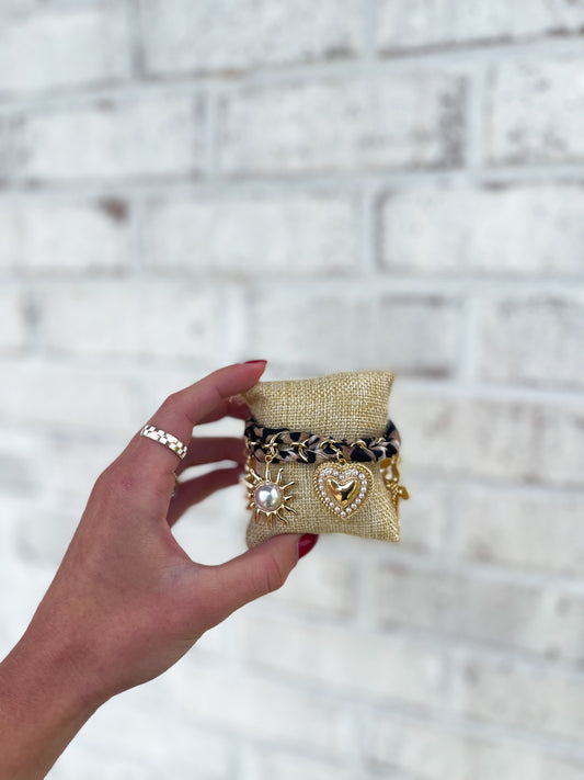 Leopard Scarf Bracelet