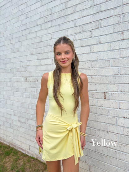 Front Tie Athletic Dress
