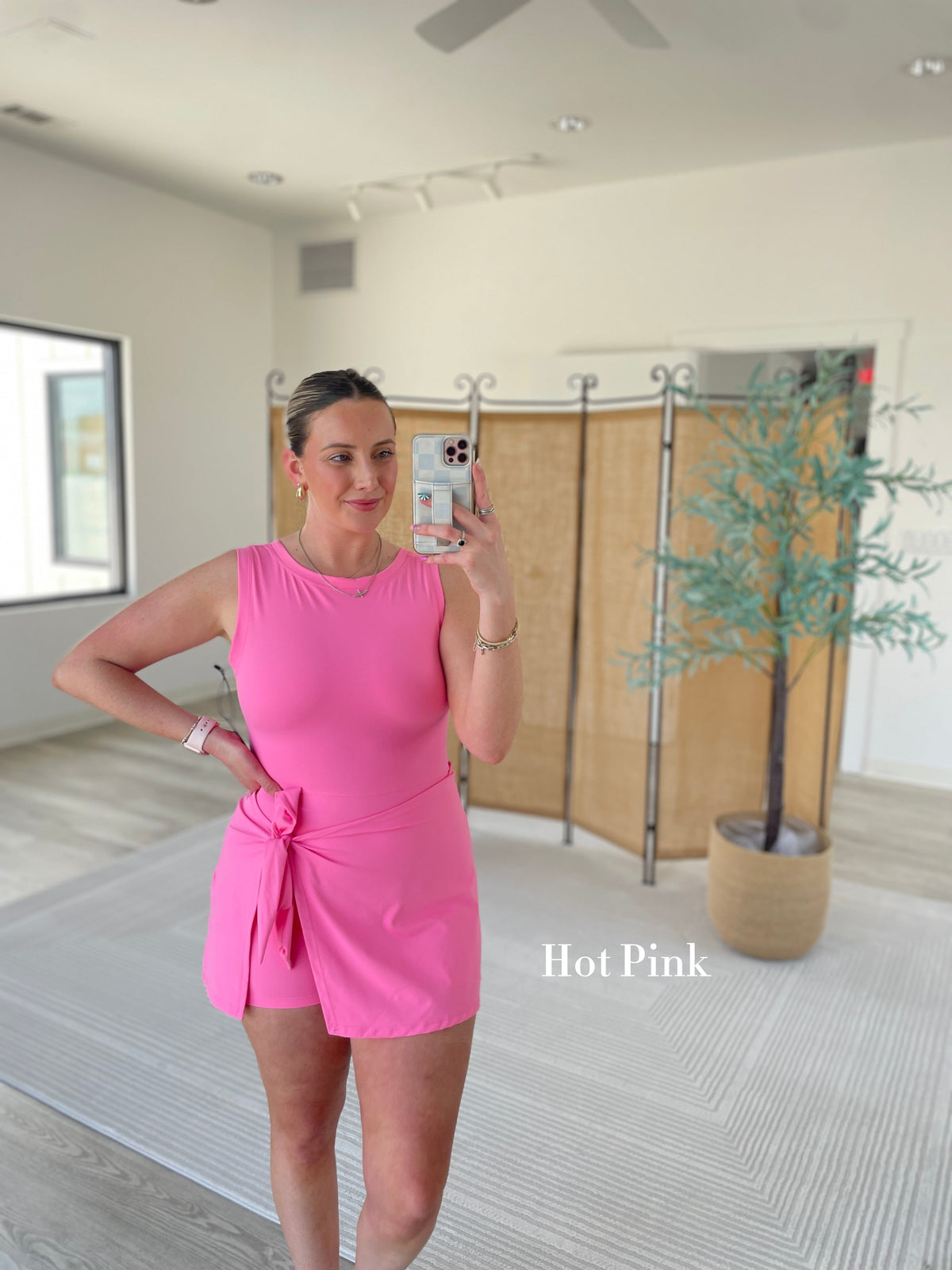 Front Tie Athletic Dress