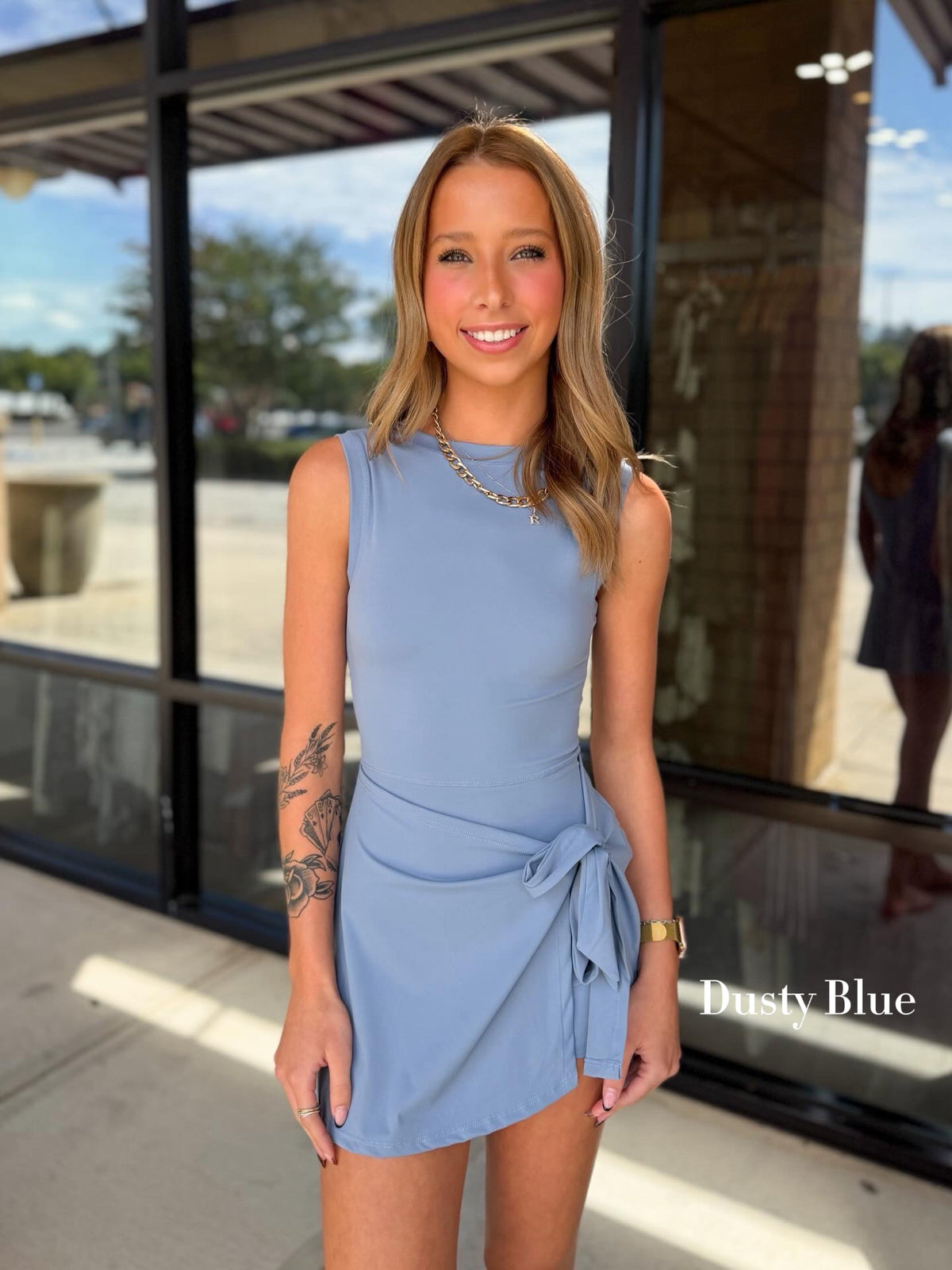 Front Tie Athletic Dress