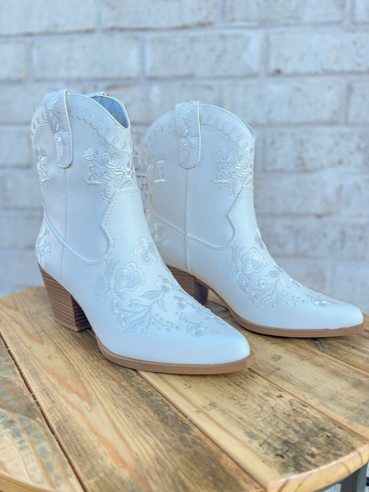 Gracie Floral Bootie