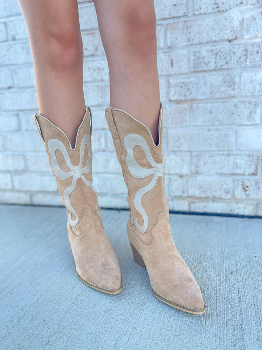 Bowie Suede Cowgirl Boots