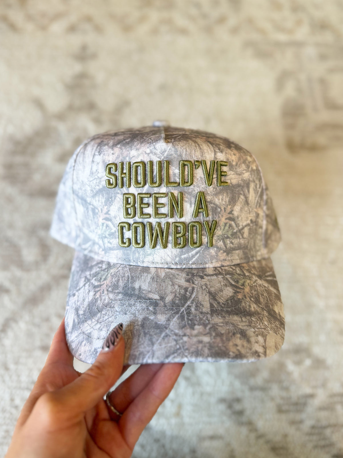 Should’ve Been A Cowboy Trucker Hat