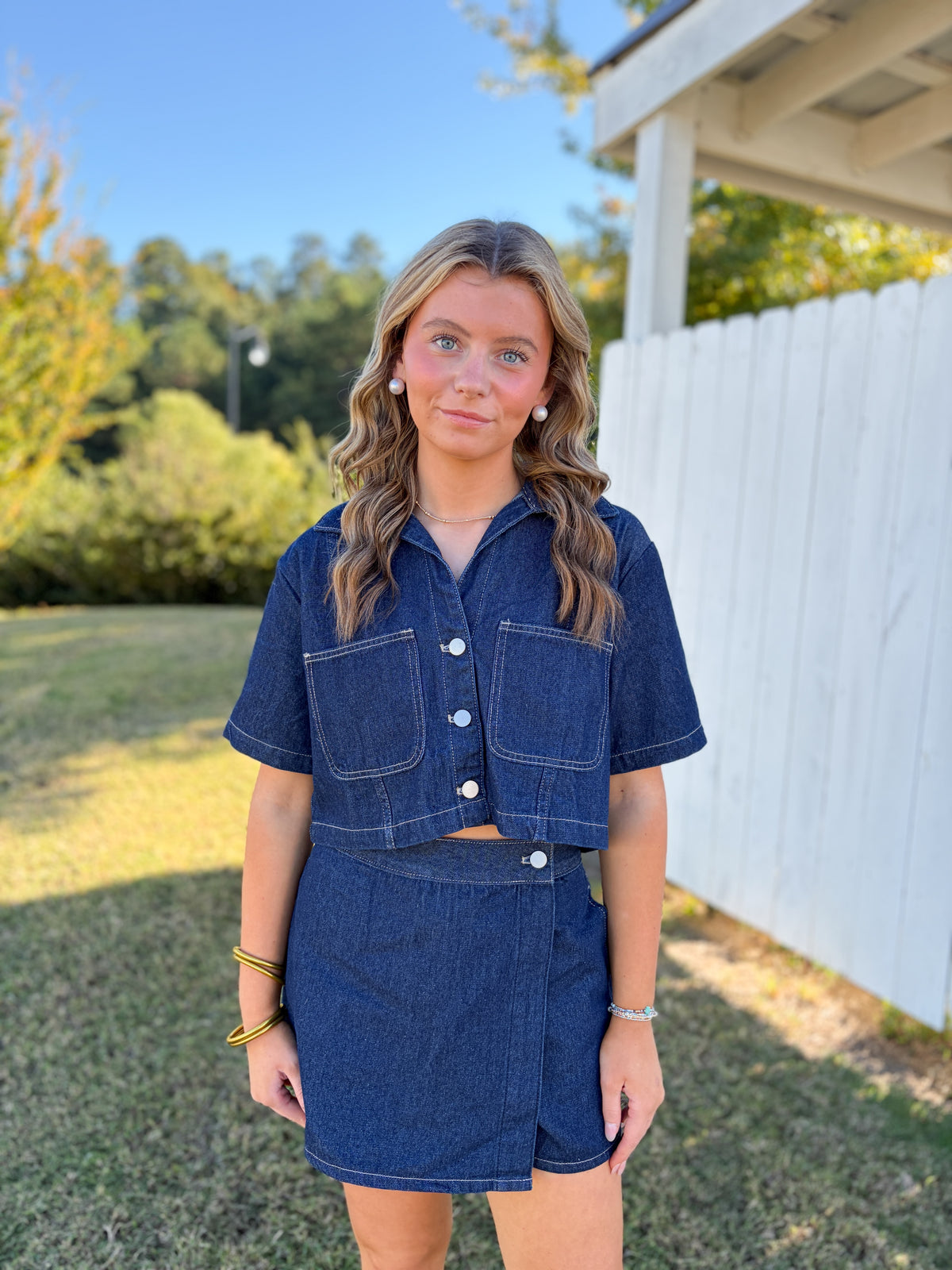 Adalynn Denim Set