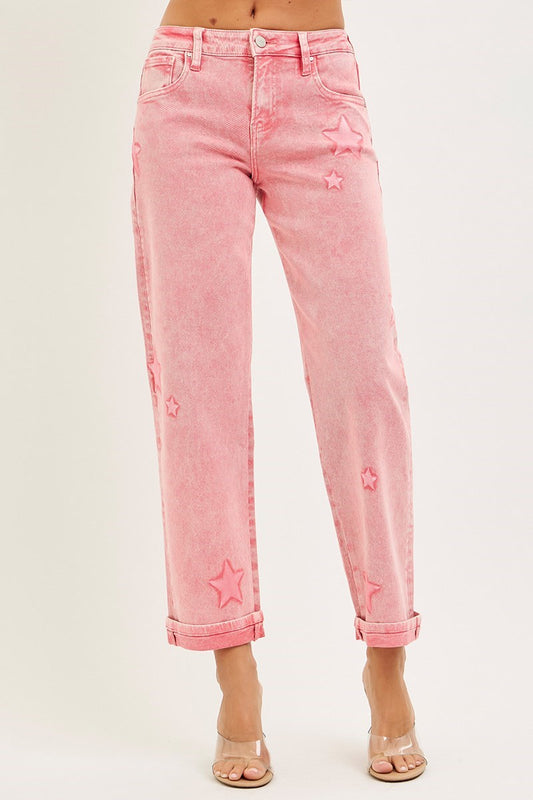 Risen Star Detailed Jeans