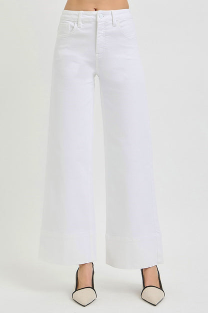 Risen High Rise Cropped Jeans