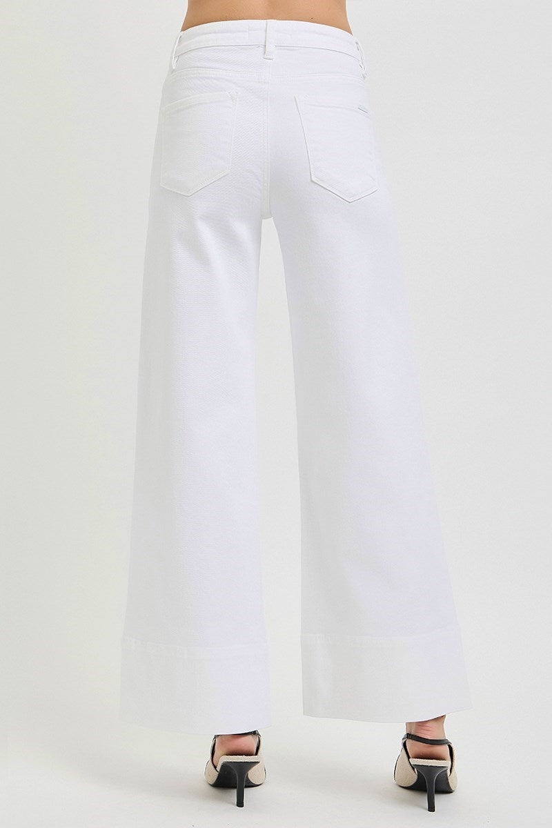 Risen High Rise Cropped Jeans