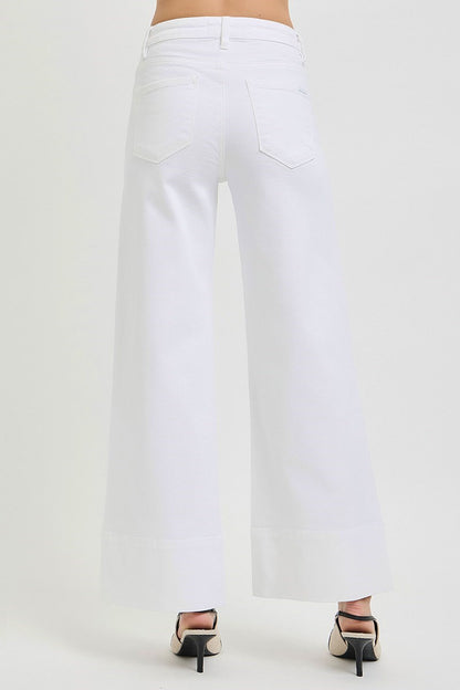 Risen High Rise Cropped Jeans
