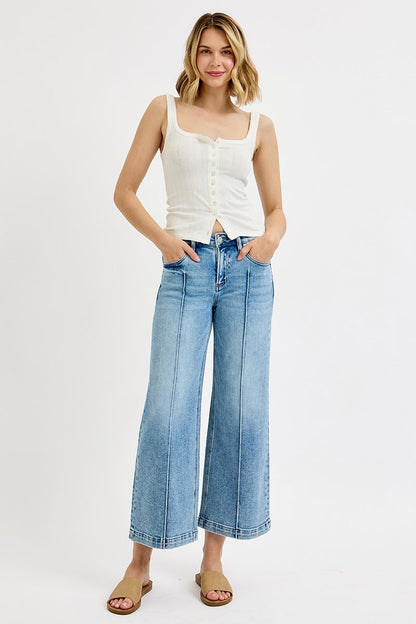 Risen Mid Rise Cropped Jean